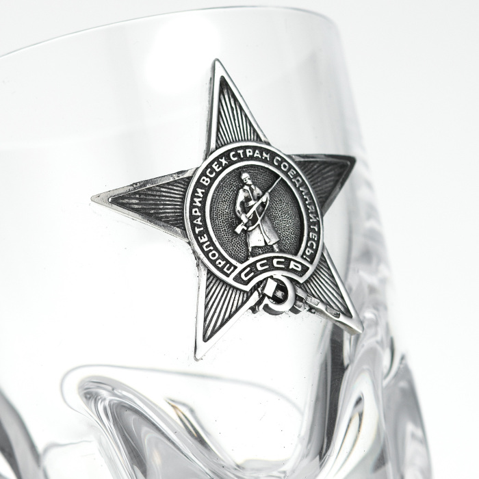 Vodka set "Red Star" for 6 people